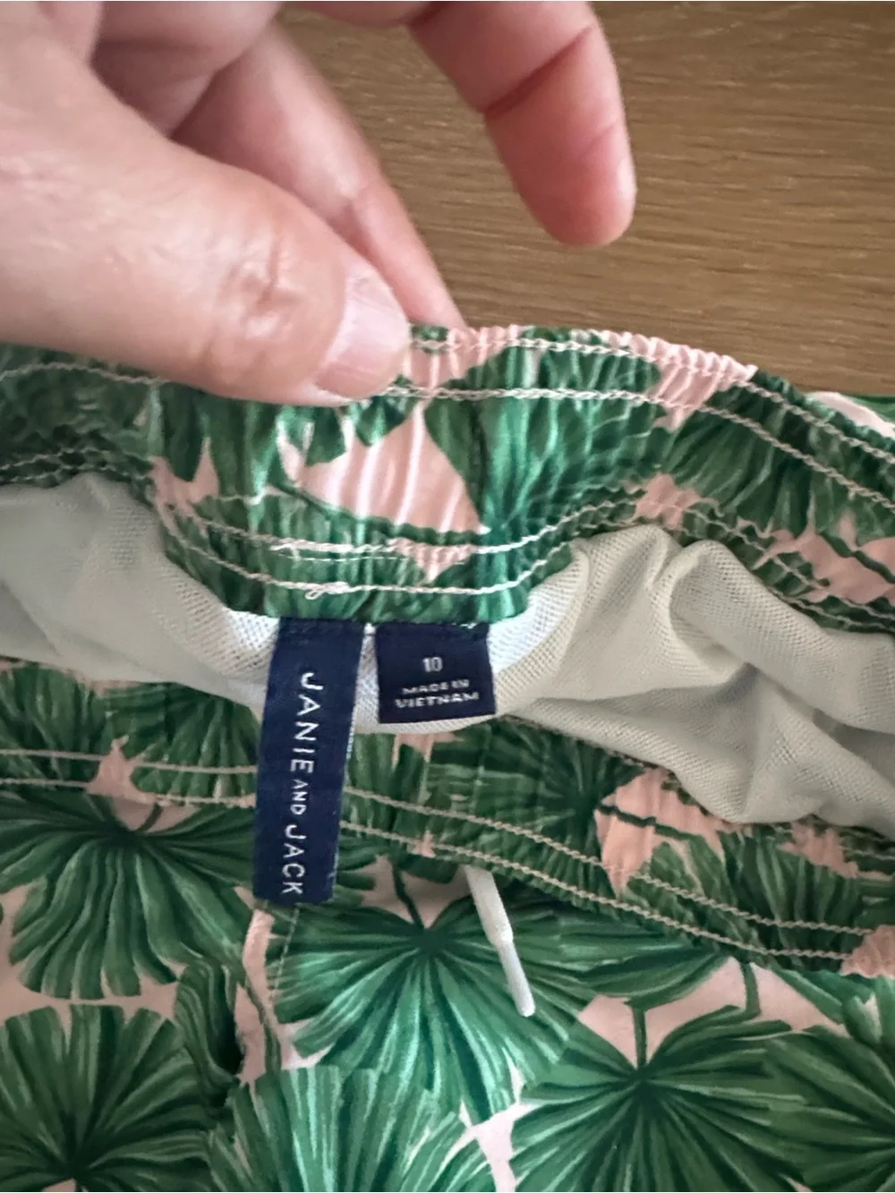 Janie and Jack Kids' Tropical Swim Trunks - Blue, Yellow, Green